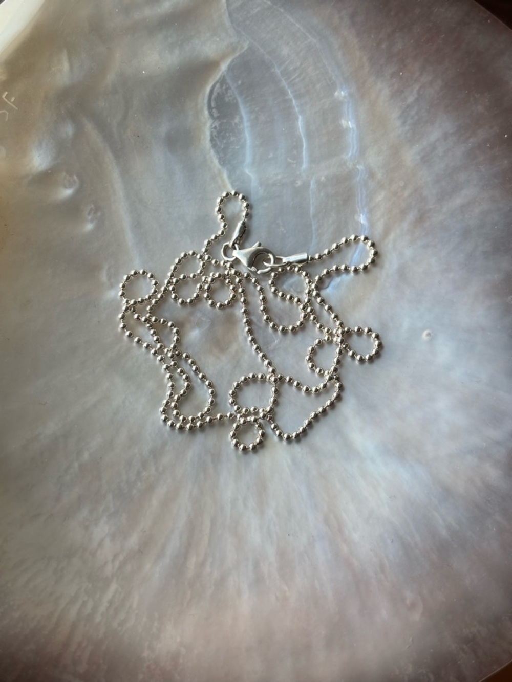 Sterling Silver Bead Chain